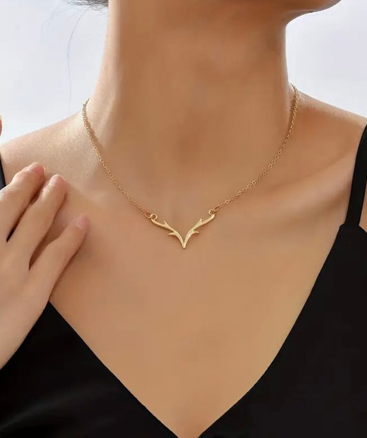 Antler Charm Necklace