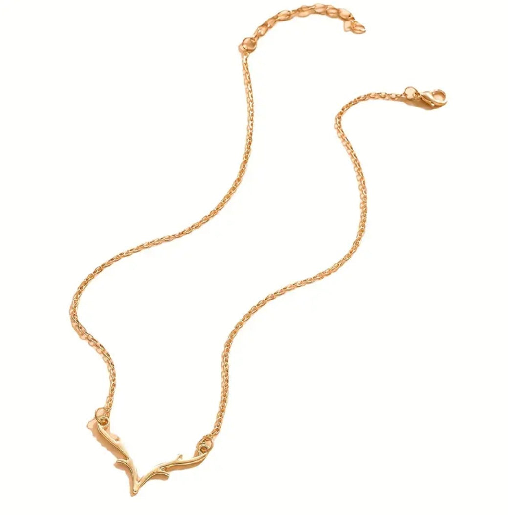 Antler Charm Necklace